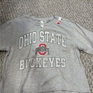 American Apparel Gray Graphic Tee